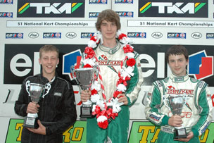 Junior TKM Podium at Clay Pigeon